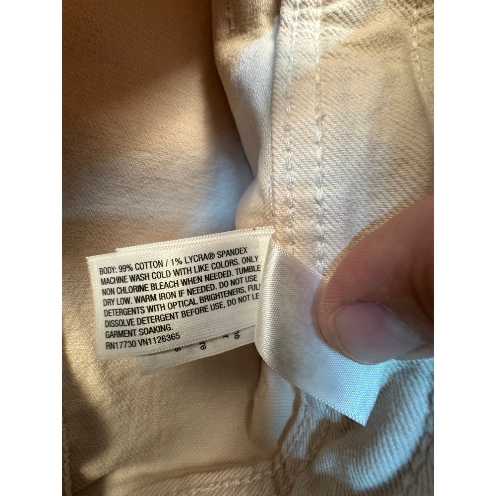 Universal Thread Sailor Wide Leg Pants Tan Beige Women Size 12 High Rise Cotton - Picture 10 of 11